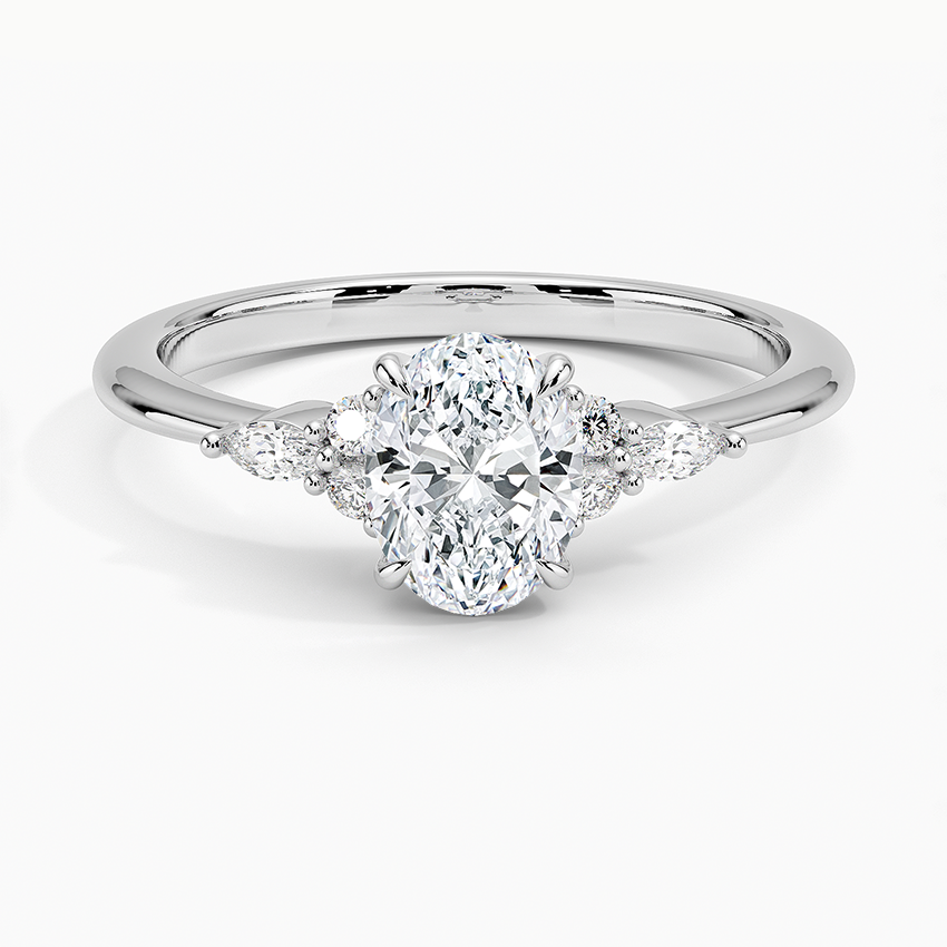Lab Grown Platinum Nadia Diamond Ring