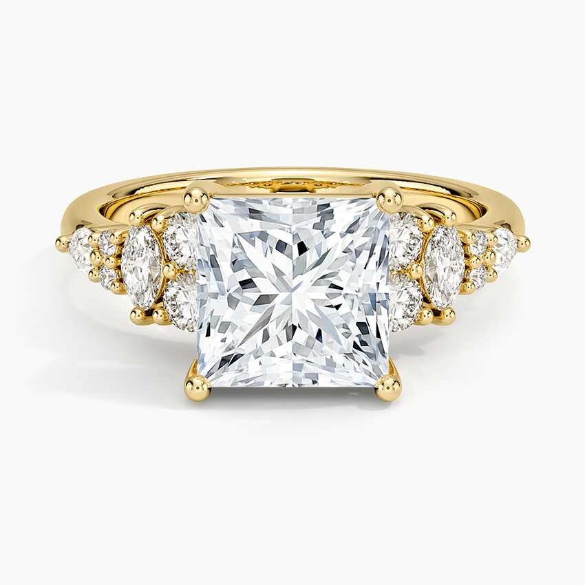 Lab Grown 14K Yellow Gold Jacqueline Diamond Ring
