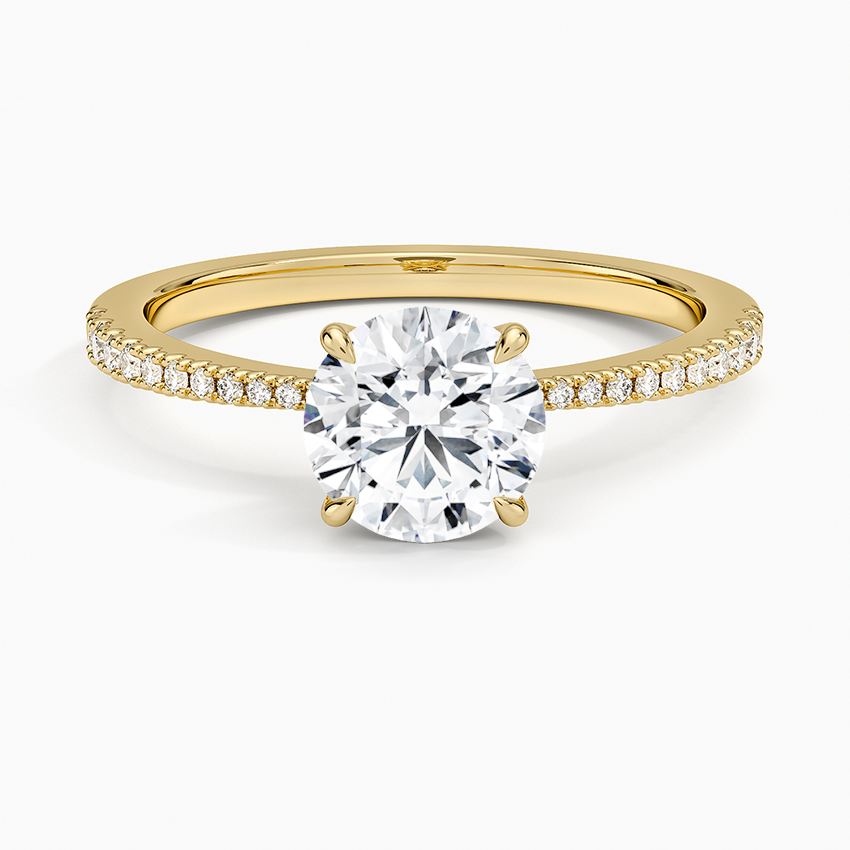 Lab Grown 14K Yellow Gold Elena Diamond Ring