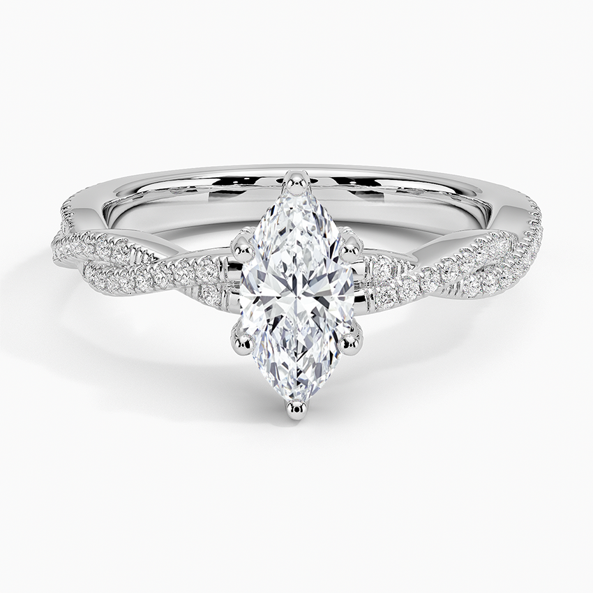 Petite luxe twisted on sale vine diamond ring