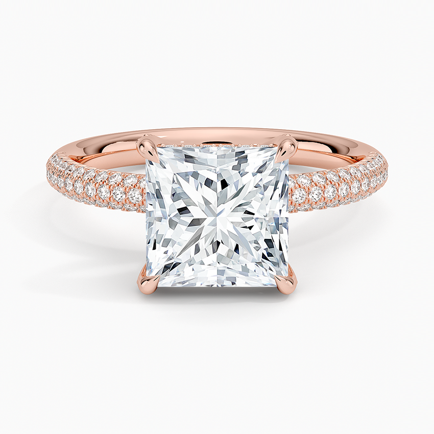 14K Rose Gold Valencia Diamond Ring (1/3 ct. tw.), large top view