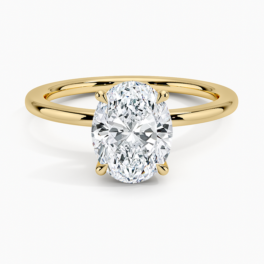 18K Yellow Gold Audrey Perfect Fit Solitaire Ring