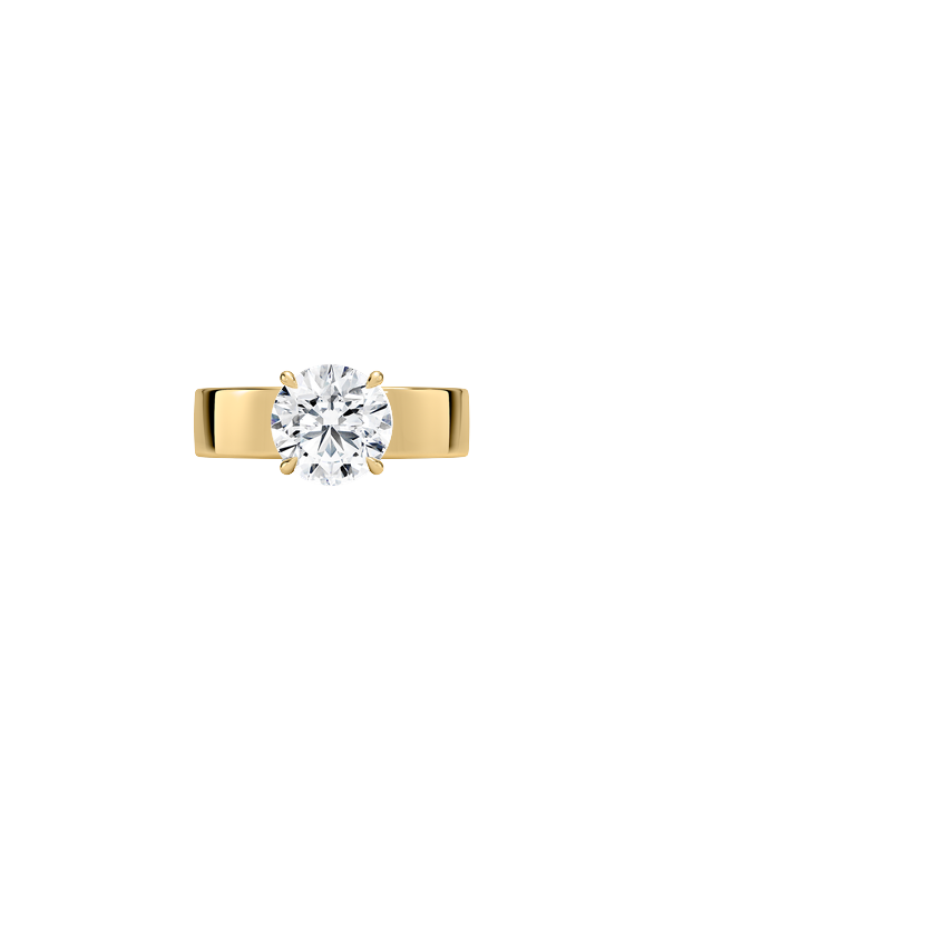 18K Yellow Gold Alden Diamond Ring
