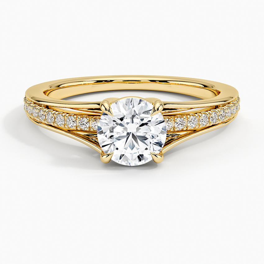 Tressa Split Shank Diamond Ring - Brilliant Earth