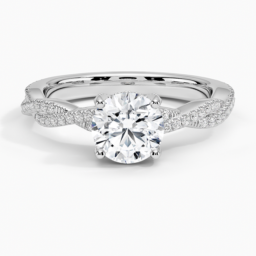 Petite luxe twisted vine diamond outlet ring