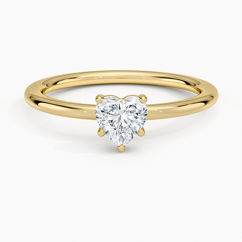18K Yellow Gold Gwen Perfect Fit Solitaire Ring