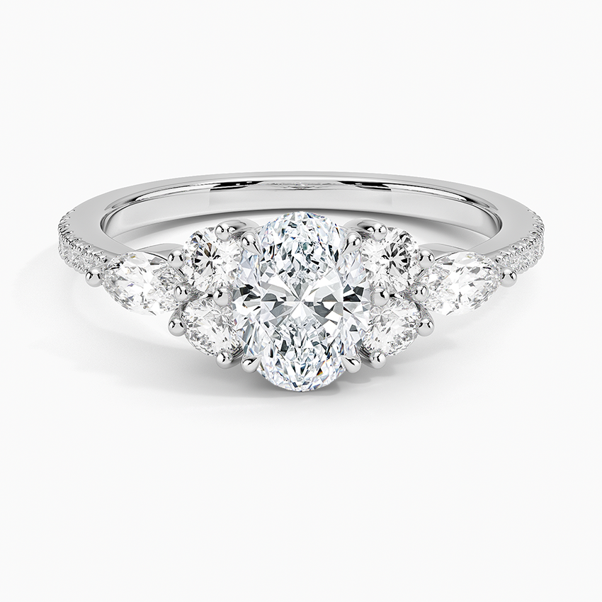 18k White Gold Nadia Diamond Ring