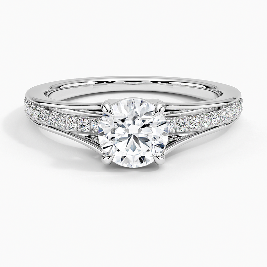 Tressa Split Shank Diamond Ring - Brilliant Earth