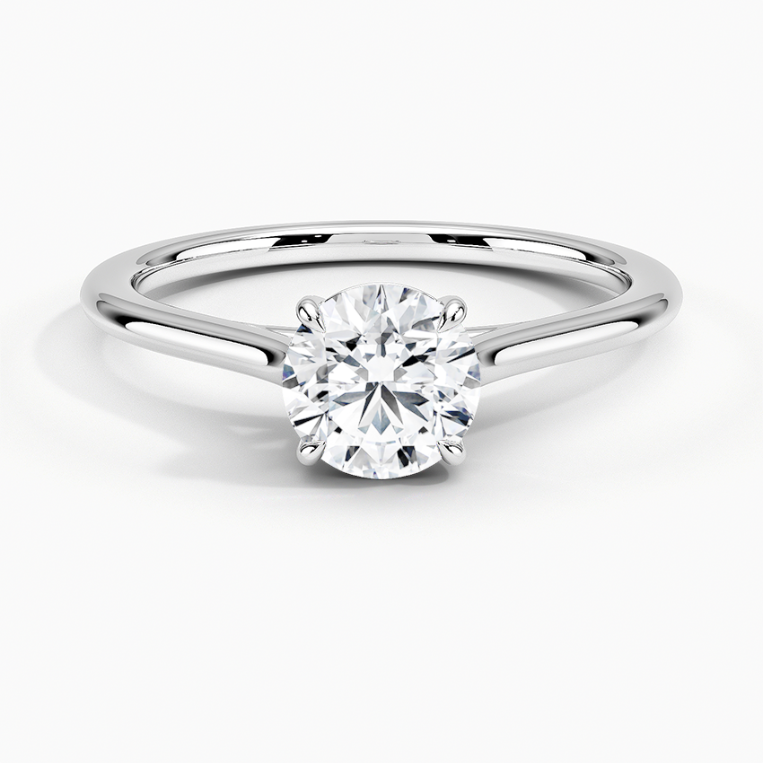 18K White Gold Provence Solitaire Ring