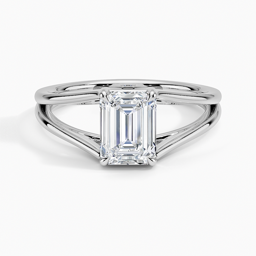 Tressa Split Shank Solitaire Engagement Ring