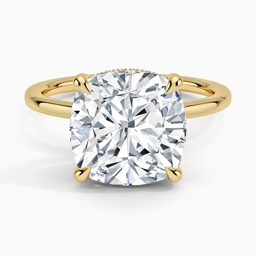 18K Yellow Gold Lumiere Diamond Ring