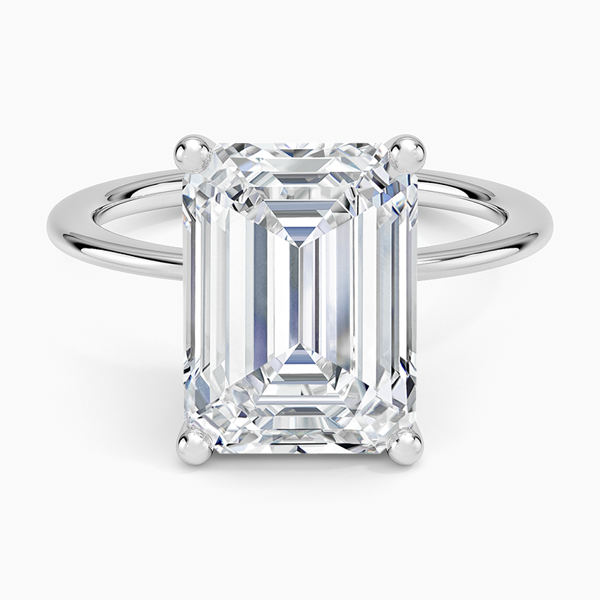 Aimee Solitaire Ring in Platinum