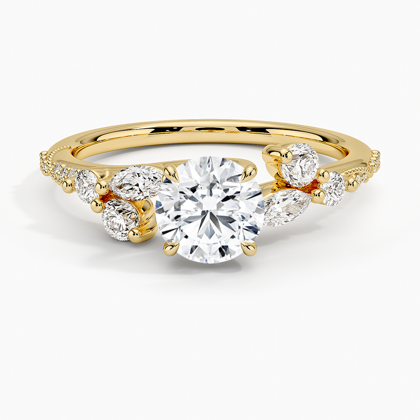 Milgrain Engagement Ring | Camellia