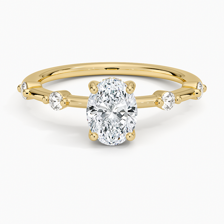 Aimee Diamond Engagement Ring - Spaced Diamond Band | Brilliant Earth