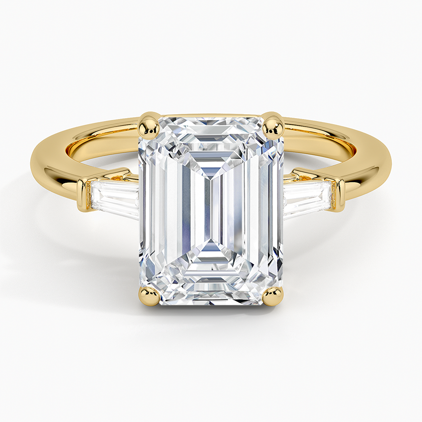 Tapered Baguette Diamond Ring Brilliant Earth