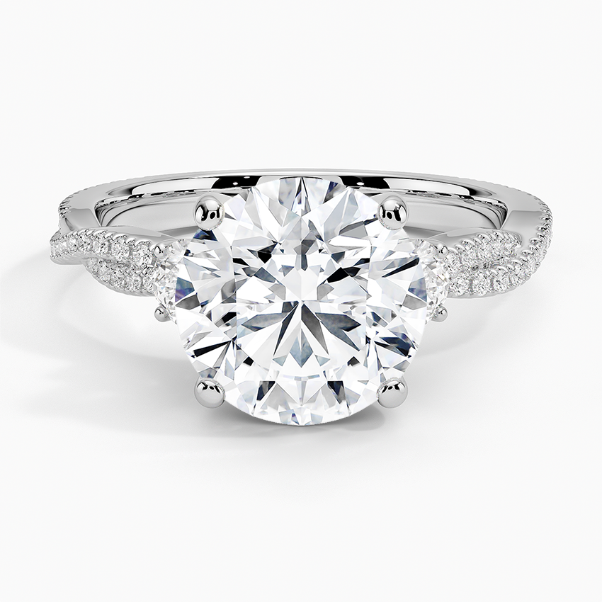 Petite luxe twisted vine 2024 diamond ring