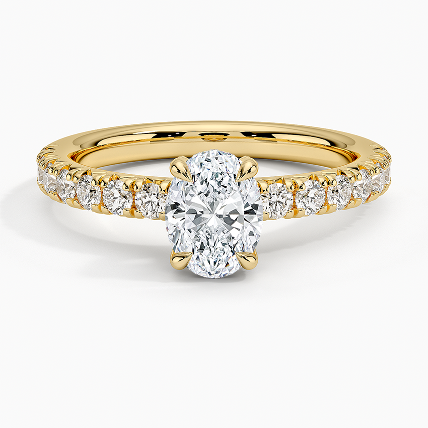 18K Yellow Gold Olympia Diamond Ring