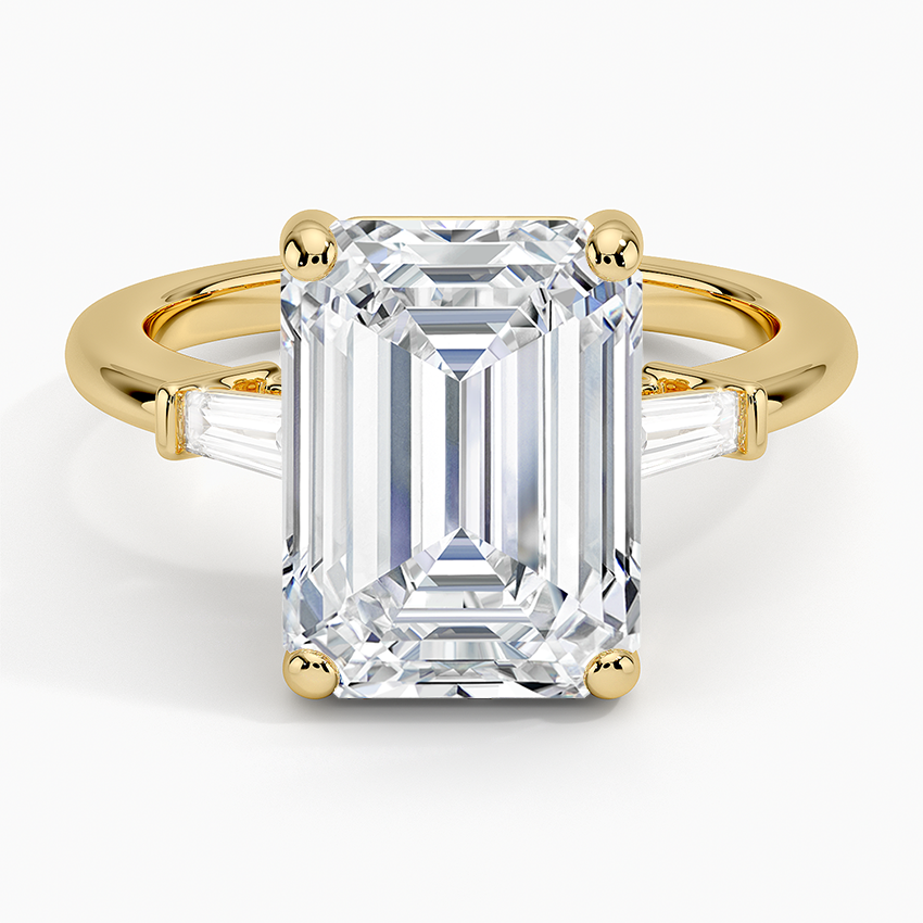 Tapered Baguette Diamond Ring Brilliant Earth