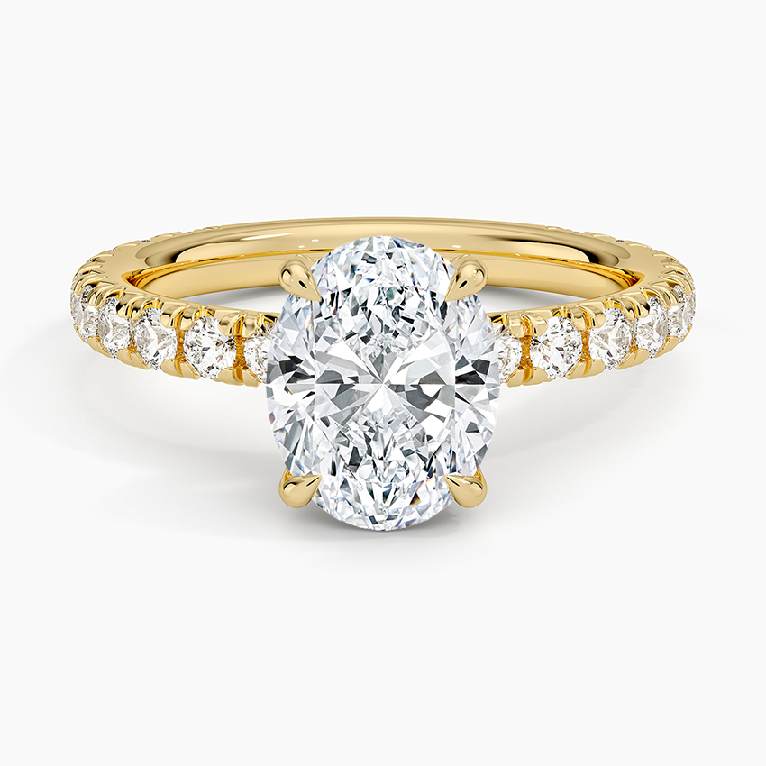 18K Yellow Gold Olympia Diamond Ring