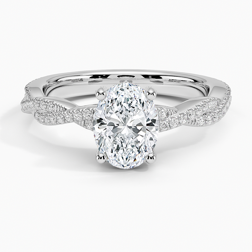 Twisted vine on sale engagement ring