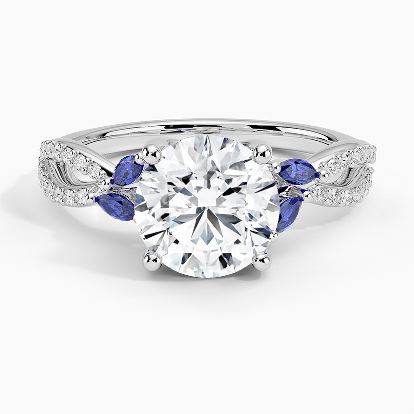 Engagement rings sapphire sale white gold