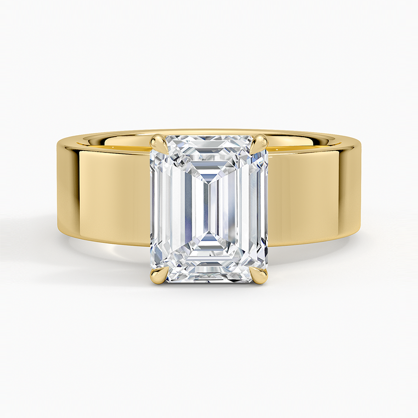 18K Yellow Gold Peyton 6mm Solitaire Ring