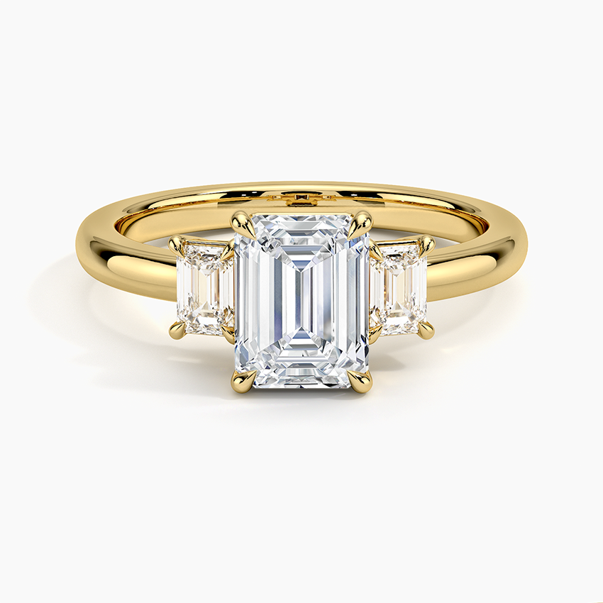 Luxe Rhiannon Three Stone Diamond Ring - Brilliant Earth