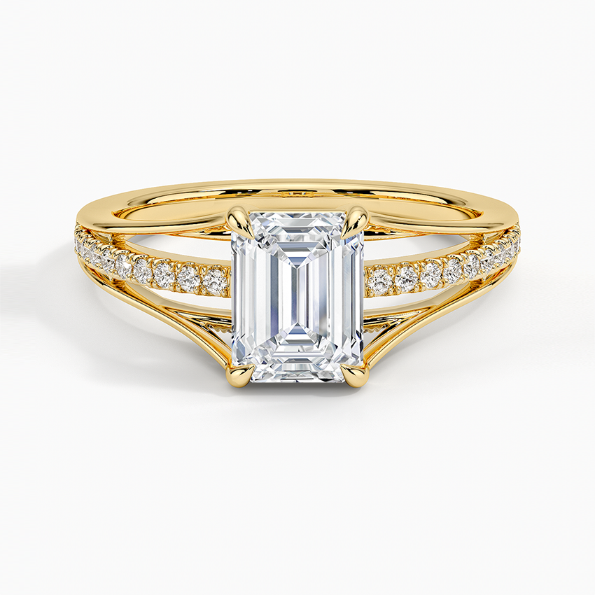 Tressa Split Shank Diamond Ring - Brilliant Earth