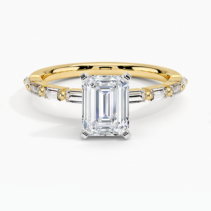 Baguette Diamond Ring Setting | Dominique | Brilliant Earth