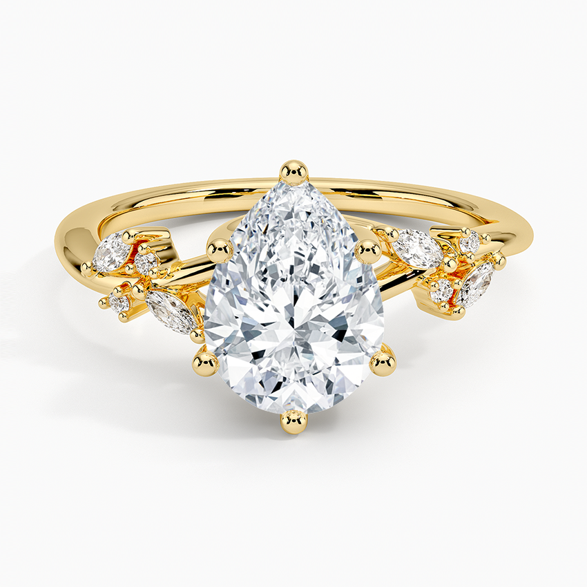 18K Yellow Gold Arden Diamond Ring