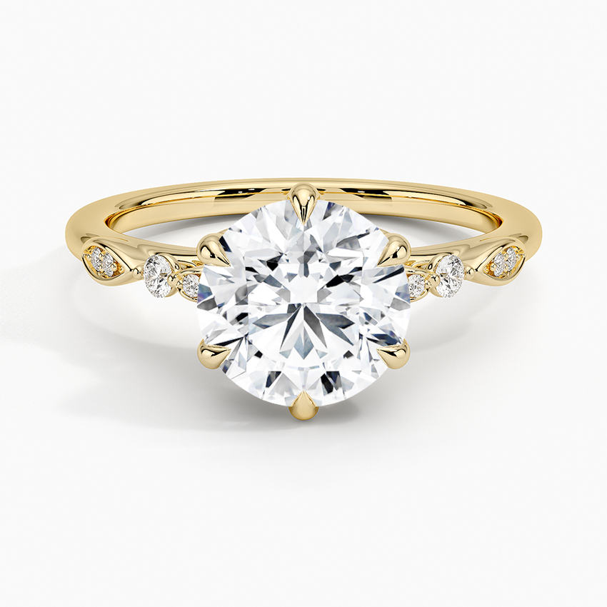 18K Yellow Gold Rochelle Diamond Ring