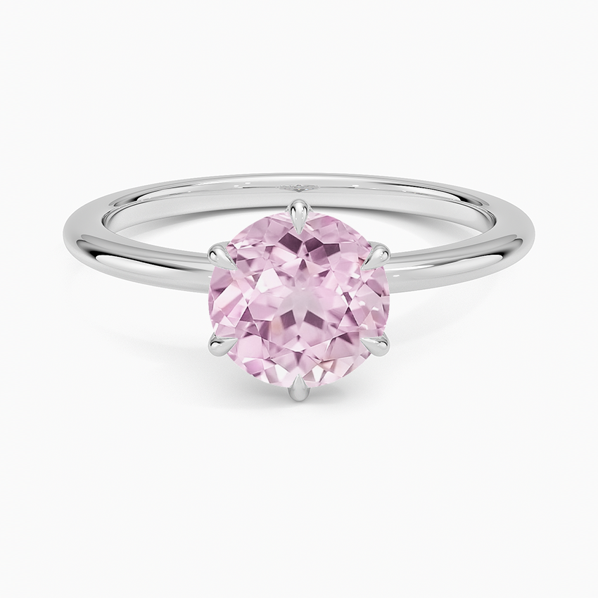 Lab Grown Sapphire Petite Esme 1.5mm Ring in 18K White Gold