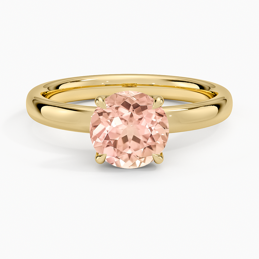 Lab Grown Sapphire Elodie 2.5mm Solitaire Ring in 18K Yellow Gold
