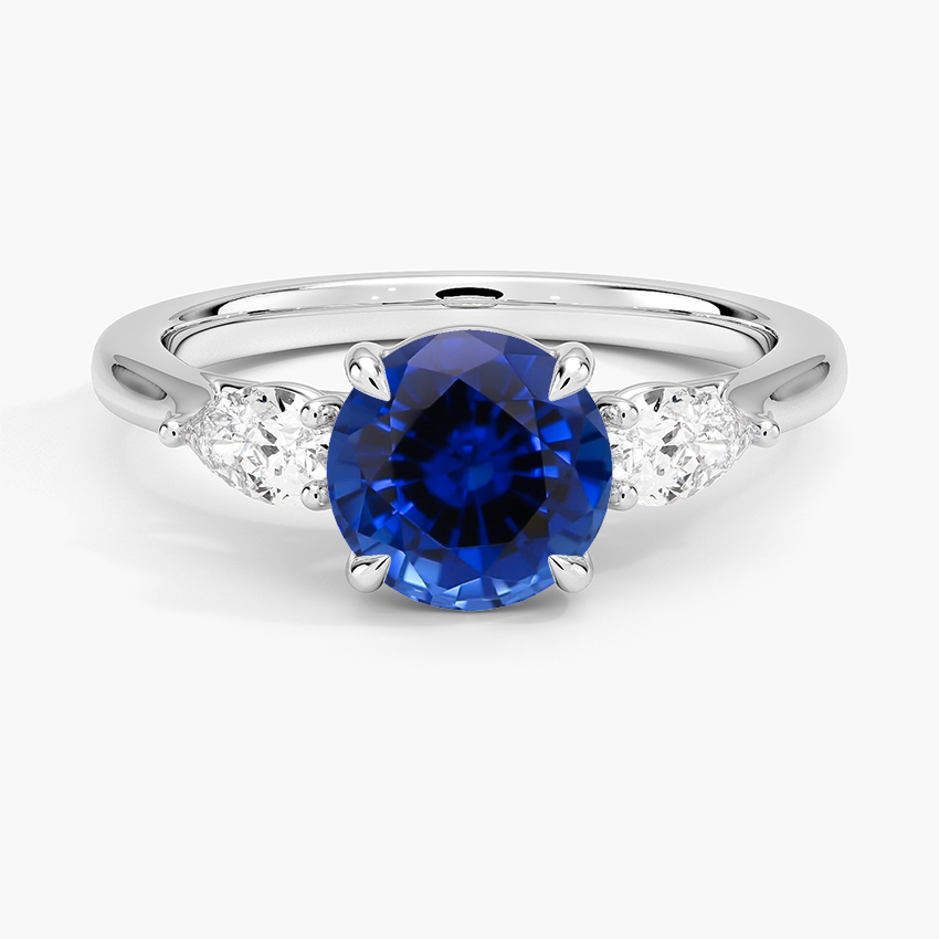 Sapphire Opera Perfect Fit Diamond Ring in 18K White Gold