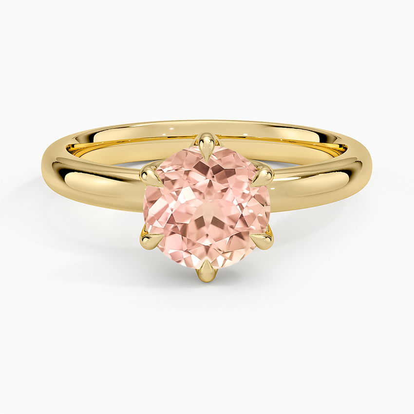 Lab Grown Sapphire Esme 2.5mm Solitaire Ring in 18K Yellow Gold