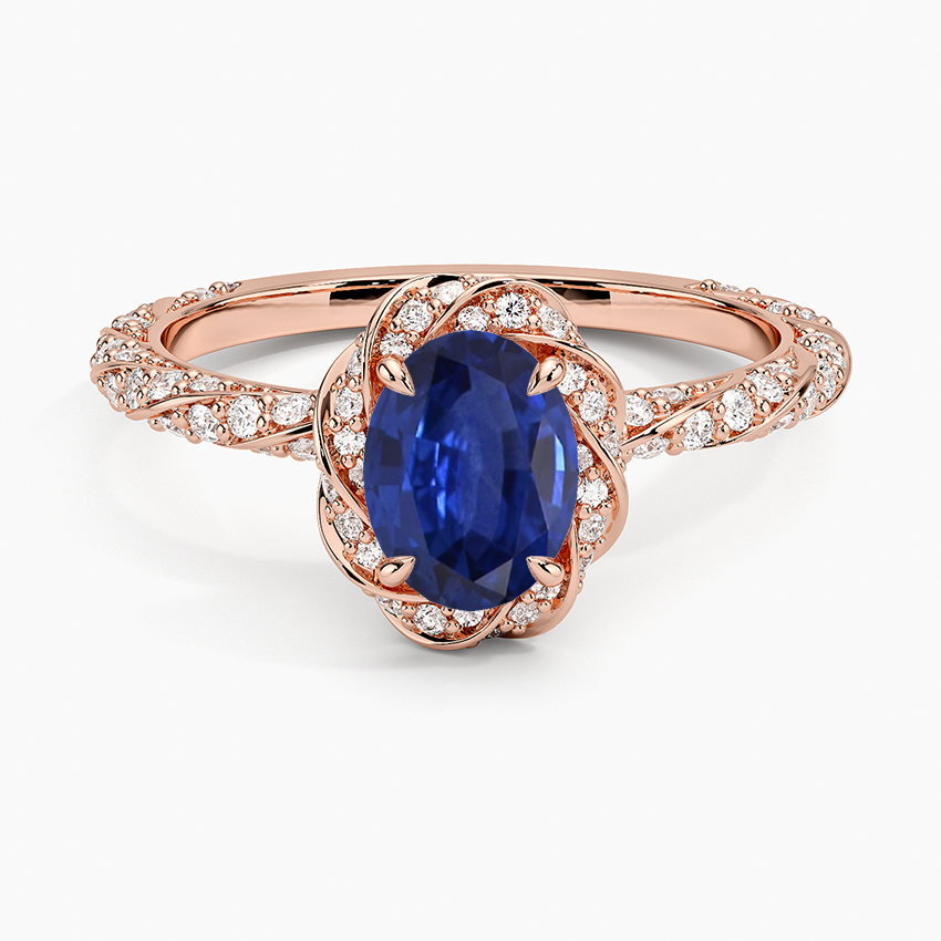 Sapphire Nova Diamond Ring (1/2 ct. tw.) in 14K Rose Gold