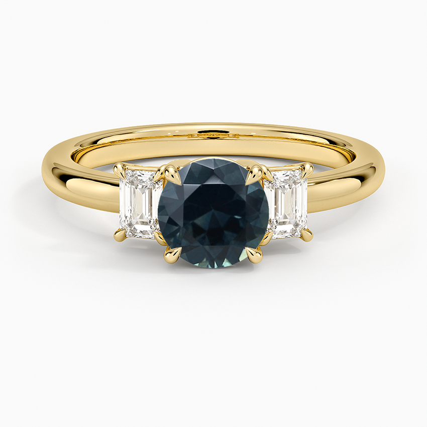 Sapphire Petite Rhiannon Three Stone Diamond Ring (1/4 ct. tw.) in 18K Yellow Gold