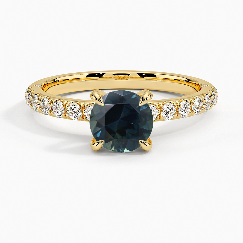 Sapphire Heritage Diamond Ring (1/3 ct. tw.) in 18K Yellow Gold
