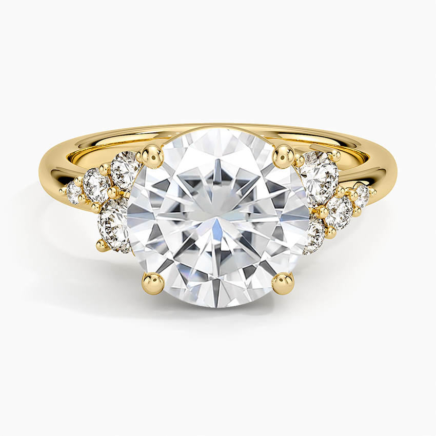 Moissanite Corinne Diamond Ring (1/3 ct. tw.) in 14K Yellow Gold