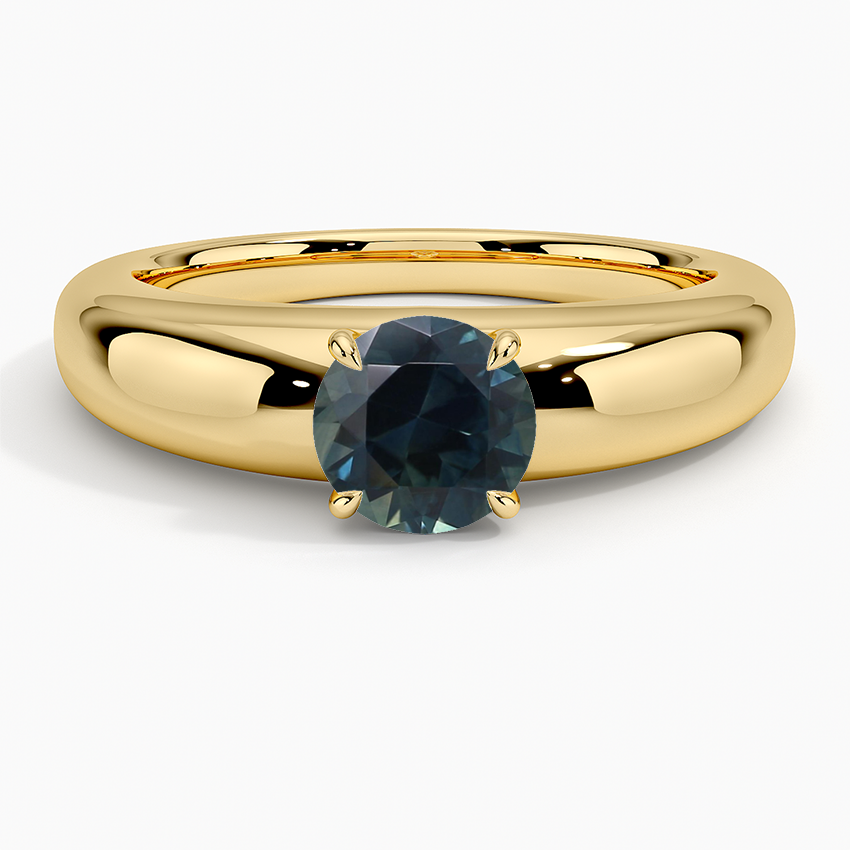 Sapphire Adrian Solitaire Ring in 18K Yellow Gold