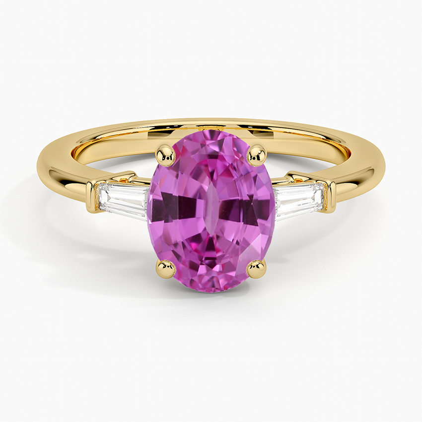 Purple hot sale baguette diamond