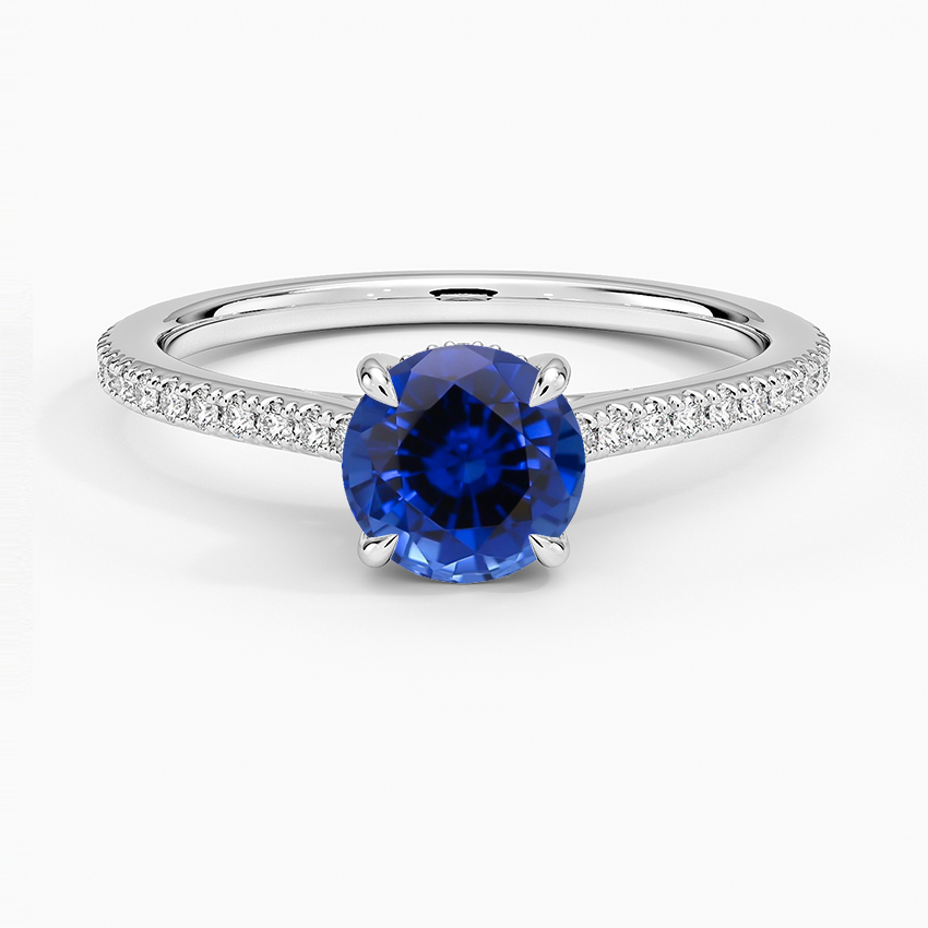Sapphire Luxe Lissome Diamond Ring (1/5 ct. tw.) in 18K White Gold