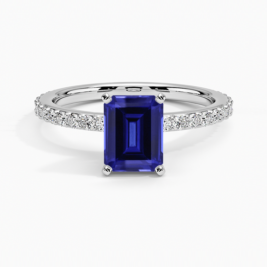 Sapphire Luxe Petite Shared Prong Diamond Ring (1/3 ct. tw.) in 18K ...