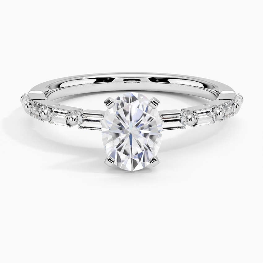 Moissanite Dominique Diamond Ring (1/3 ct. tw.) in Platinum