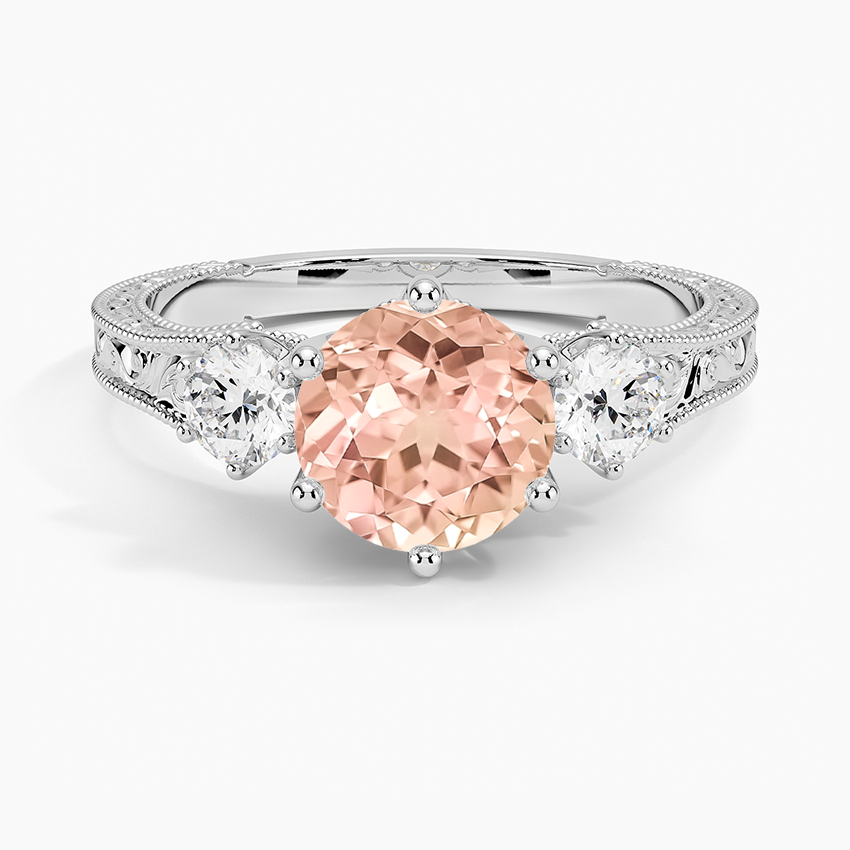 Brilliant earth rose gold on sale morganite