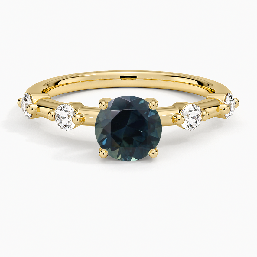 Sapphire Aimee 1.7mm Diamond Ring in 18K Yellow Gold