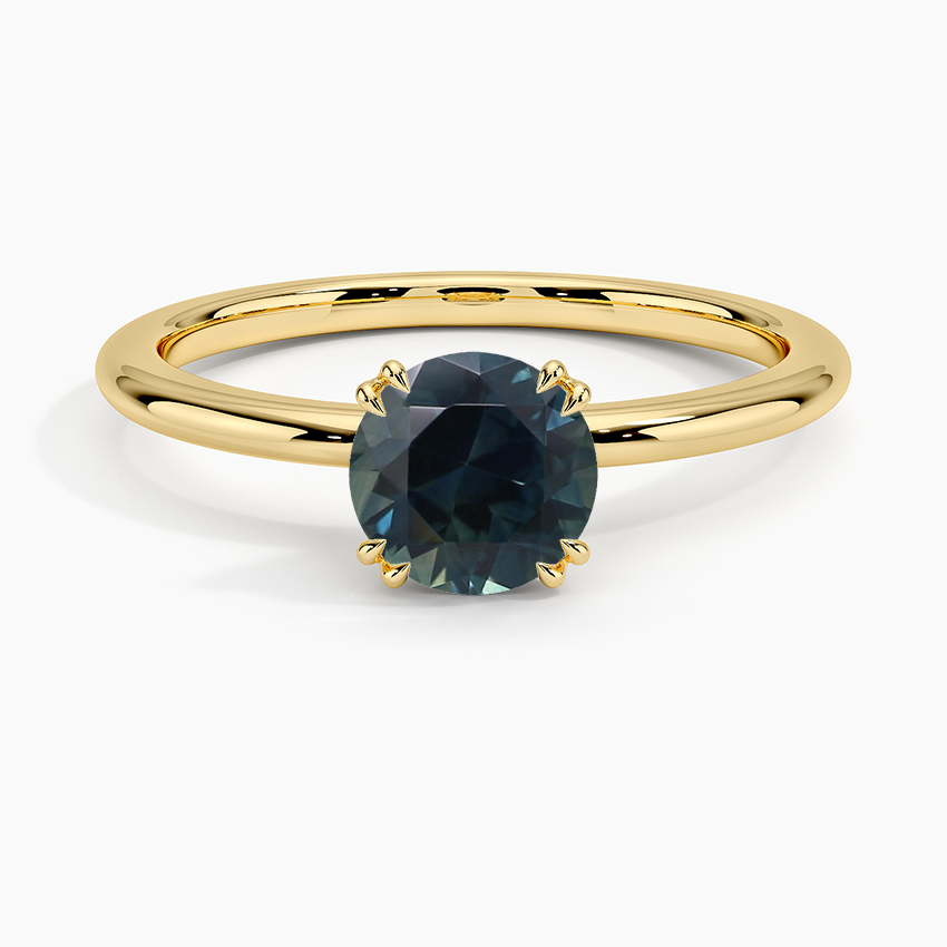 Sapphire Aveline Solitaire Ring in 18K Yellow Gold