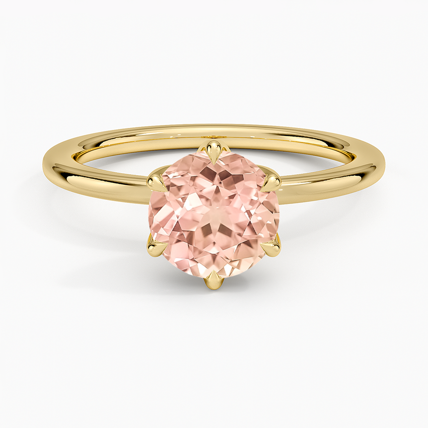 Lab Grown Sapphire Esme Perfect Fit Solitaire Ring in 18K Yellow Gold