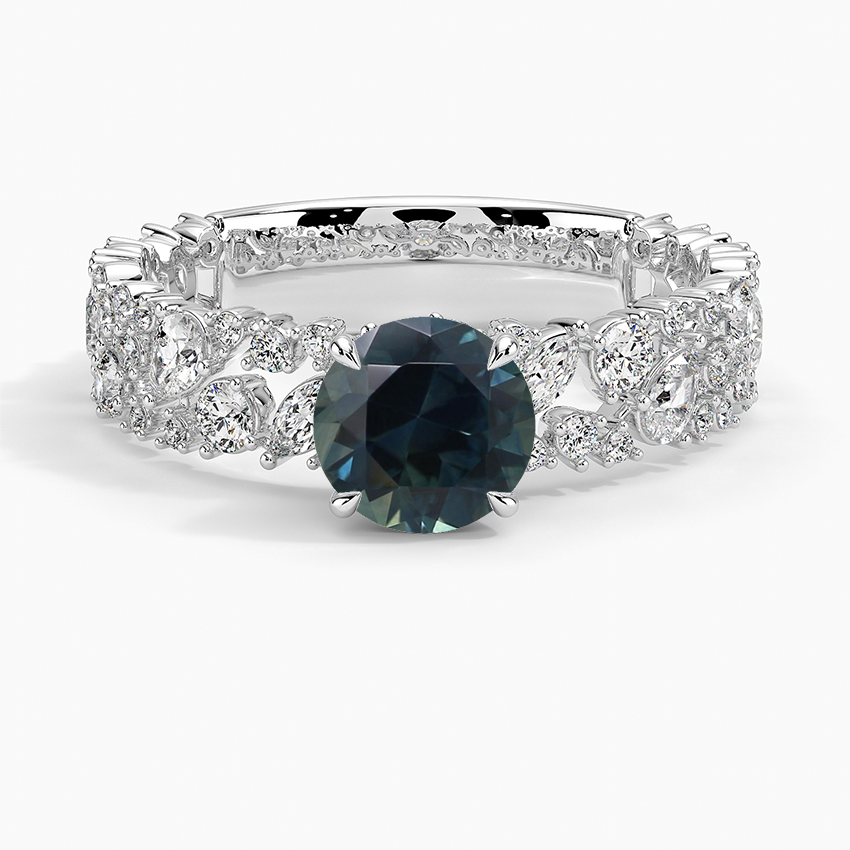 Sapphire Glacé Diamond Ring (3/4 ct. tw.) in 18K White Gold