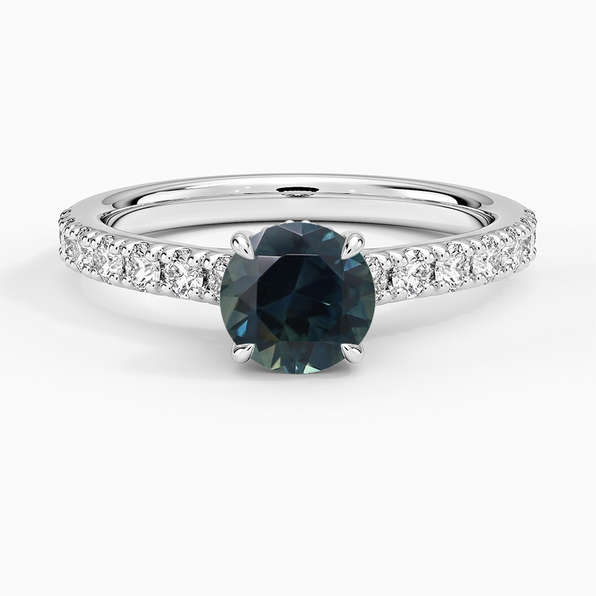 Sapphire Grand Lissome Diamond Ring in 18K White Gold